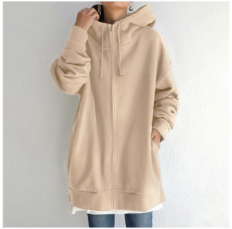 Heidi-Mode - Lange Herbst Strickjacke 8