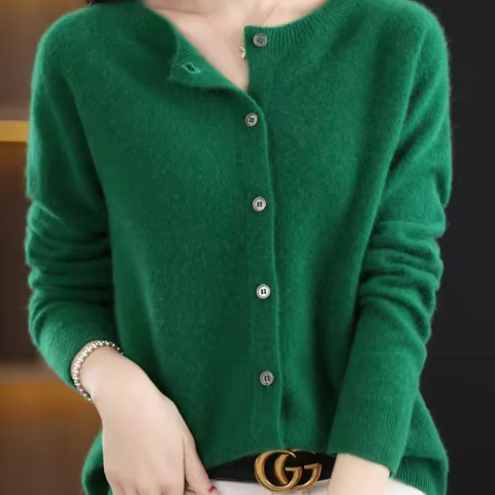 Heidi-Mode | Lässiger Cardigan Elegant Structure 0