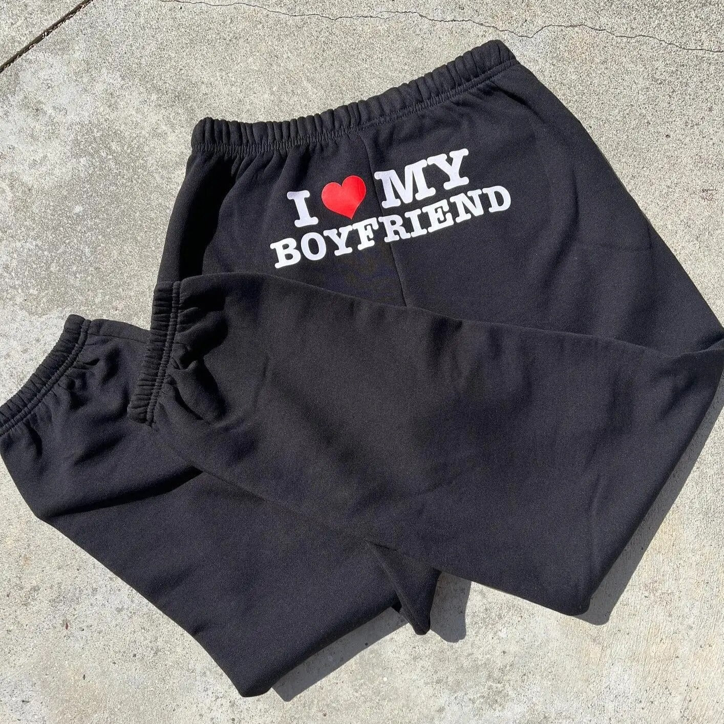 Heidi-Mode ™ | I Love My Boyfriend Jogginghose 1