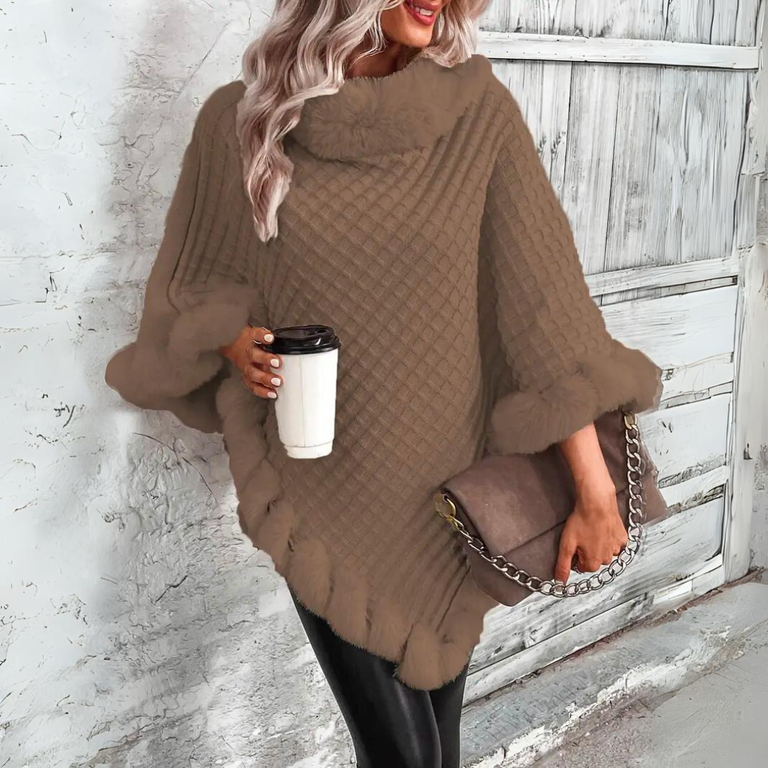 Henrietta - Warmer und eleganter Strickumhang
