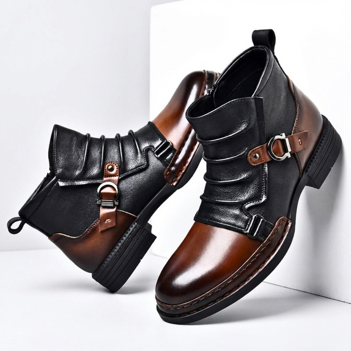 Schnallenstiefel Herren | Auffälliger Look & Sicherer Halt 2