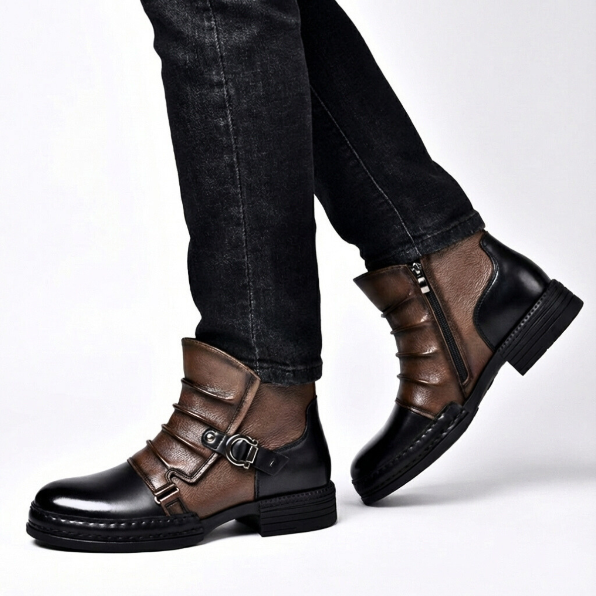 Schnallenstiefel Herren | Auffälliger Look & Sicherer Halt 6