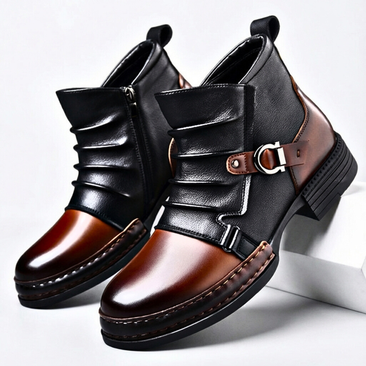 Schnallenstiefel Herren | Auffälliger Look & Sicherer Halt 1