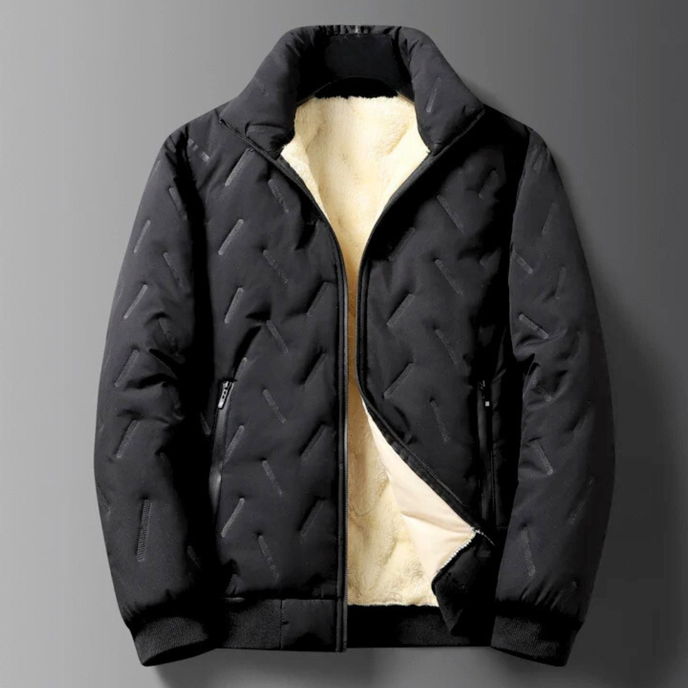 Jacke Herren | Wind- & Kälteschutz mit hohem Kragen 4