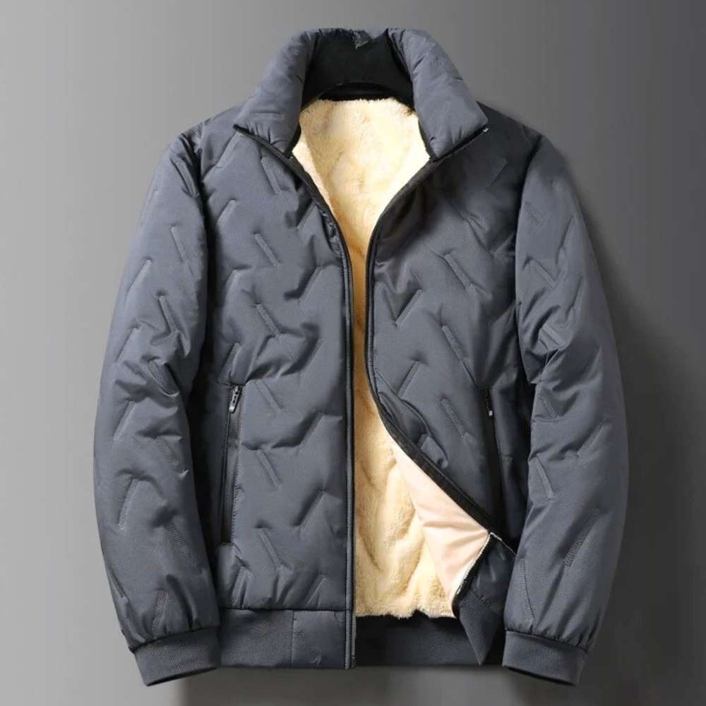 Jacke Herren | Wind- & Kälteschutz mit hohem Kragen 1
