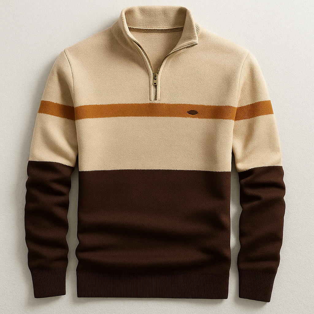 Half-Zip Pullover Herren | Schlank Geschnitten & Warm 3
