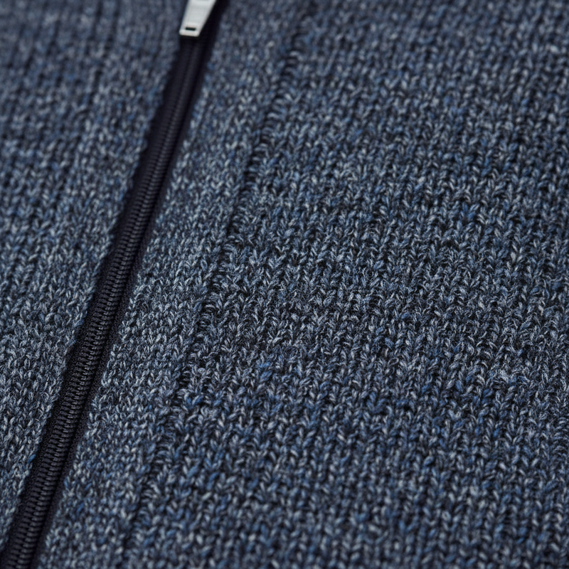 Herren Weste | Reißverschluss & Stehkragen