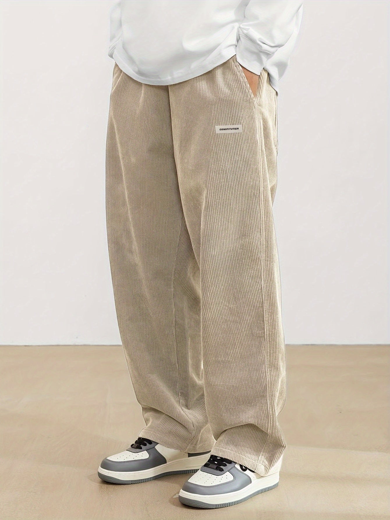 Herren Cordhose mit Taschen - Braun 8
