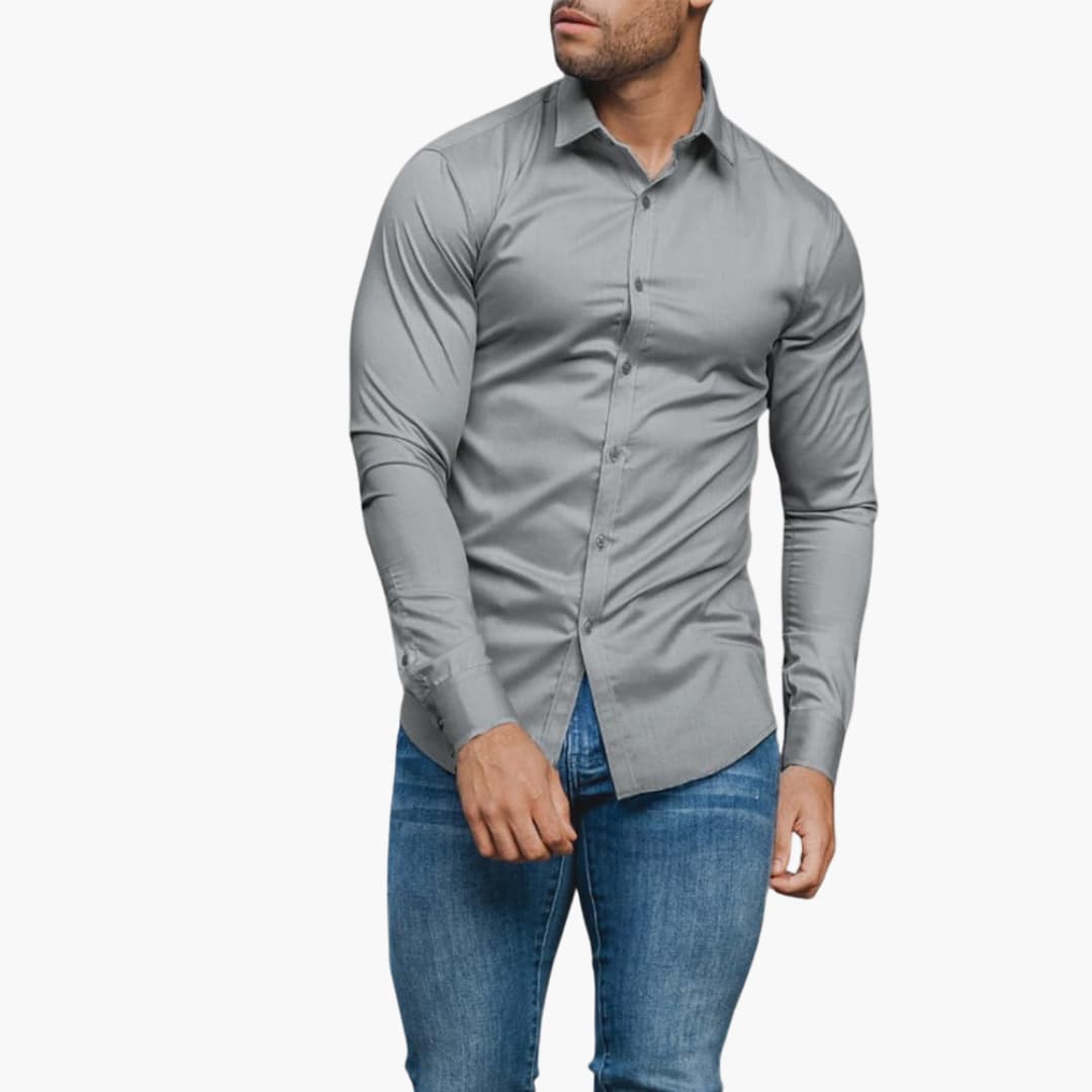 Herren Langarmhemd | Slim Fit 4