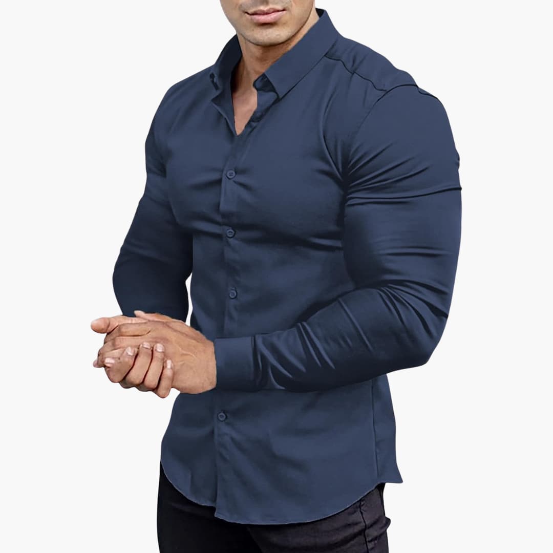 Herren Langarmhemd | Slim Fit 7
