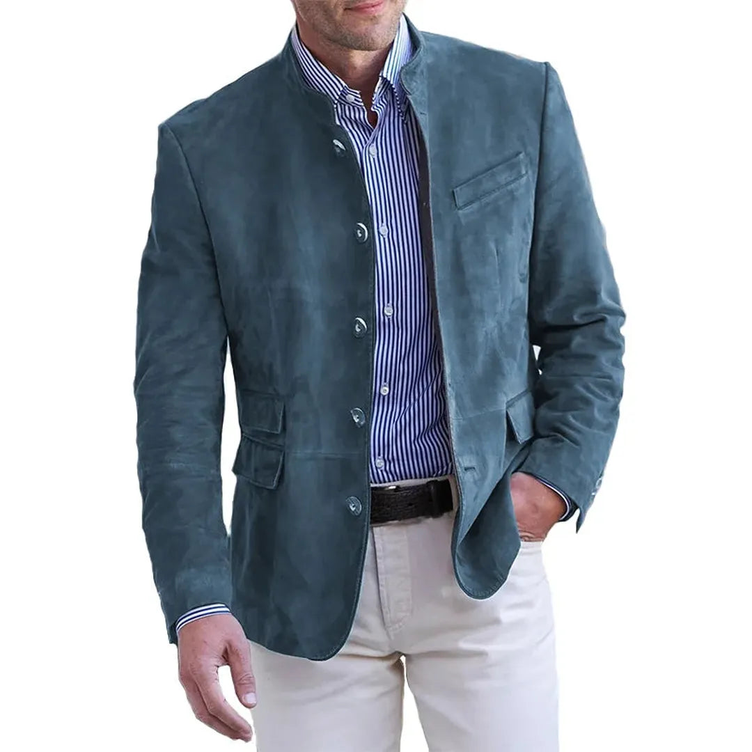 Herren Lässig blazer Mit Knopfdetail | Langarm 1