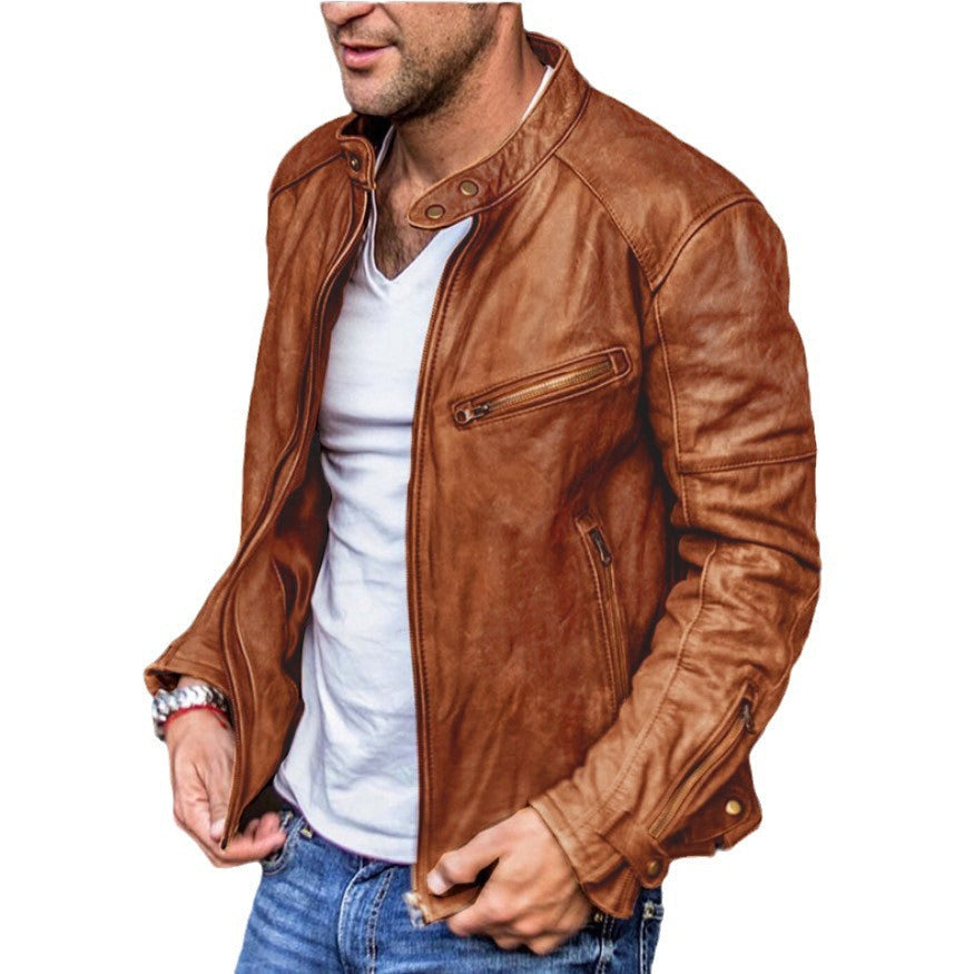 Herren Lederjacke: Klassisch, Wetterfest & Elegant 2