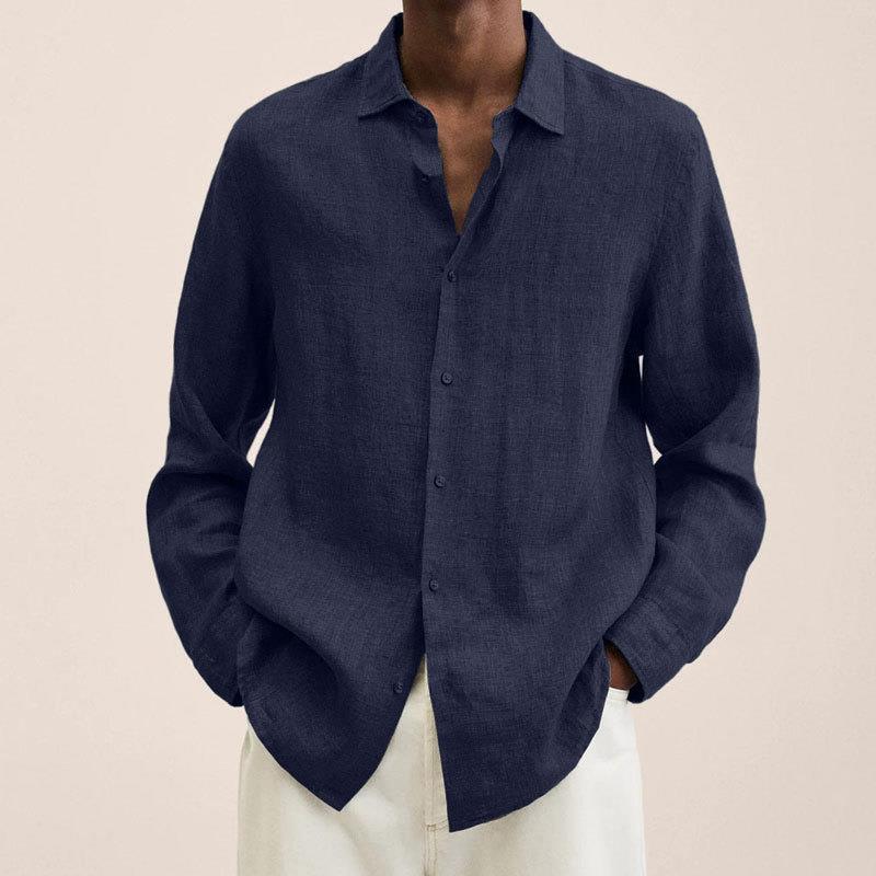 Herren Leinenhemd: Elegantes & bequemes Design 0