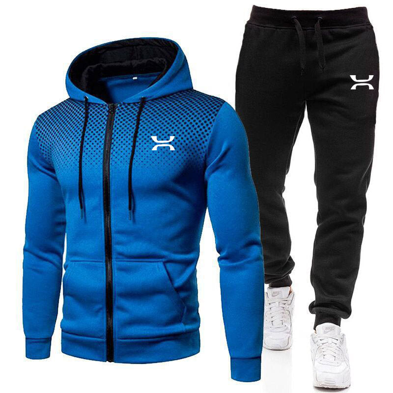 Herren Sportanzug mit atmungsaktivem Hoodie und bequemen Jogginghosen Heidi-Mode 5