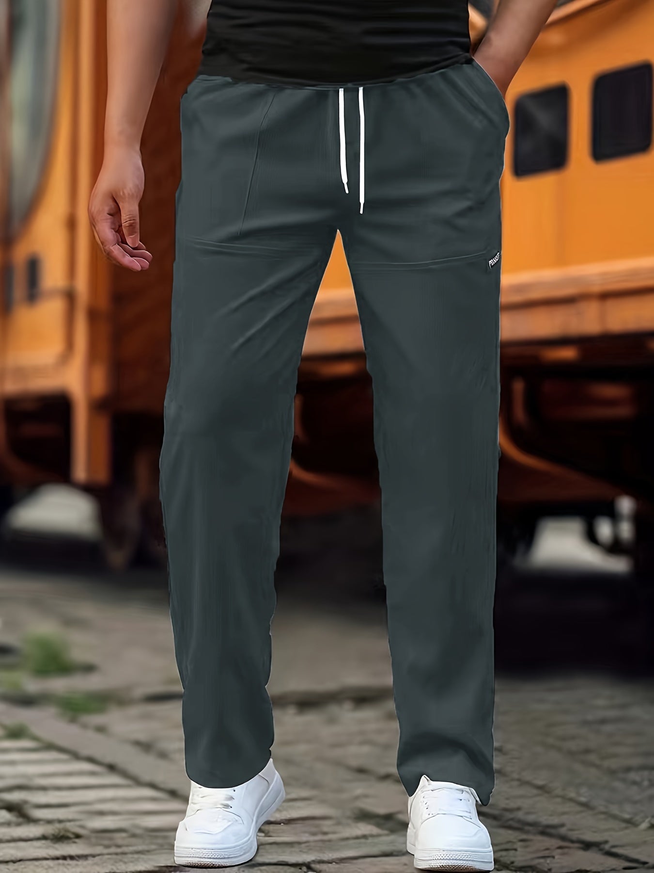 Herren Sporthose mit Kordelzug and Taschen 5