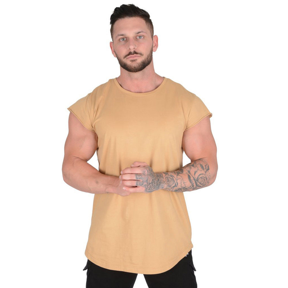 Herren Stylisches Oversized T-Shirt mit abgerundetem Saum und kurzen Ärmeln Echoarchiv 8