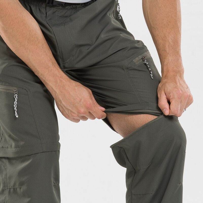 Herren Zip-Off Hosen mit elastischem Bund 3