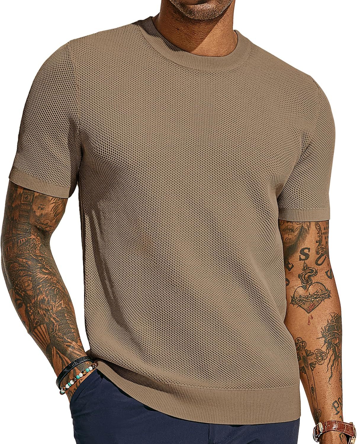 Herren atmungsaktives Netz-T-Shirt Echoarchiv 6