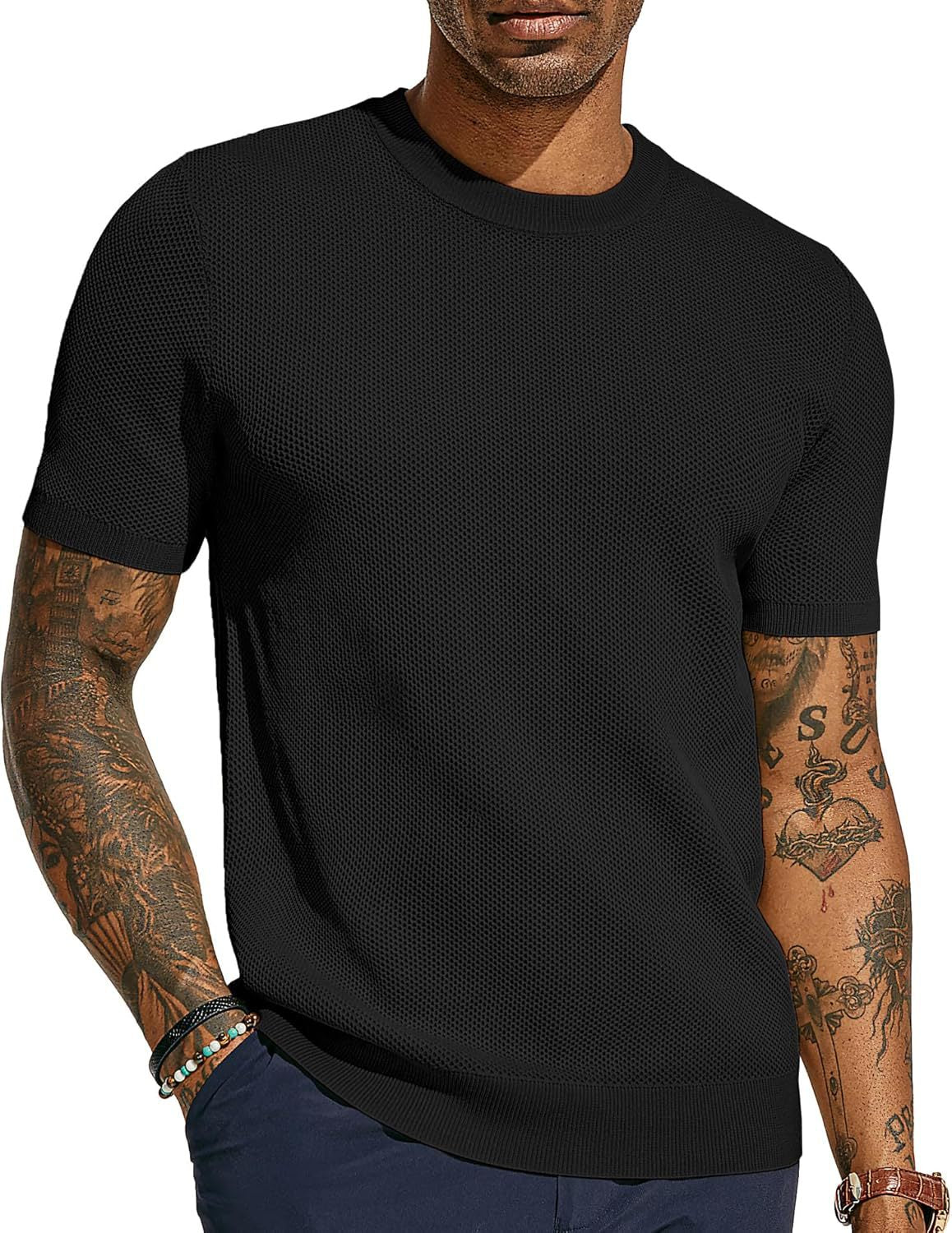 Herren atmungsaktives Netz-T-Shirt Echoarchiv 7