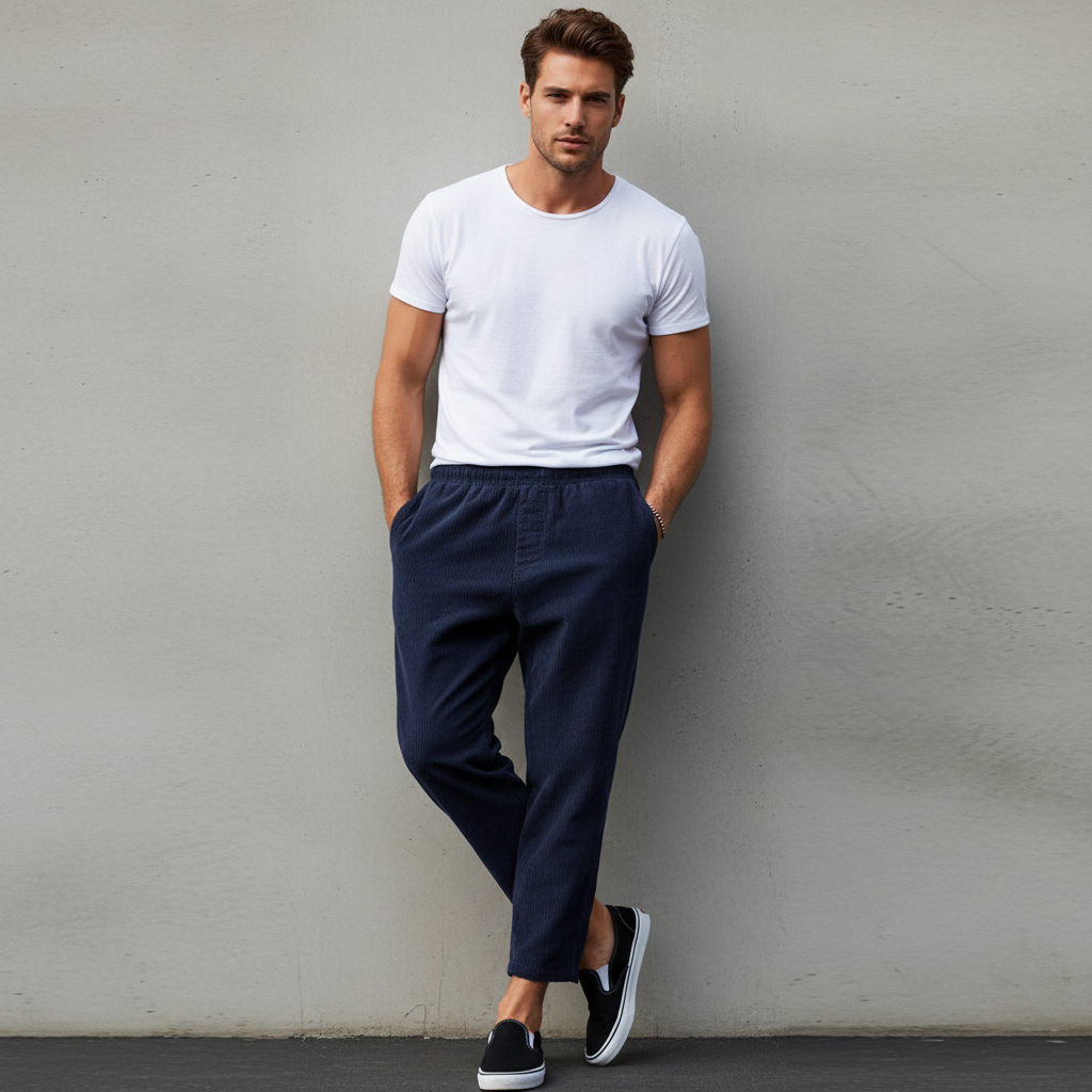 Herrenhose | Weites Bein & bequemer Sitz