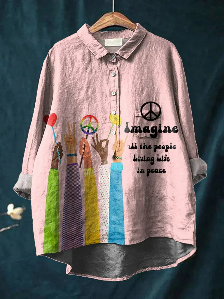 Hippie™ - Friedenskunst T-Shirt 3