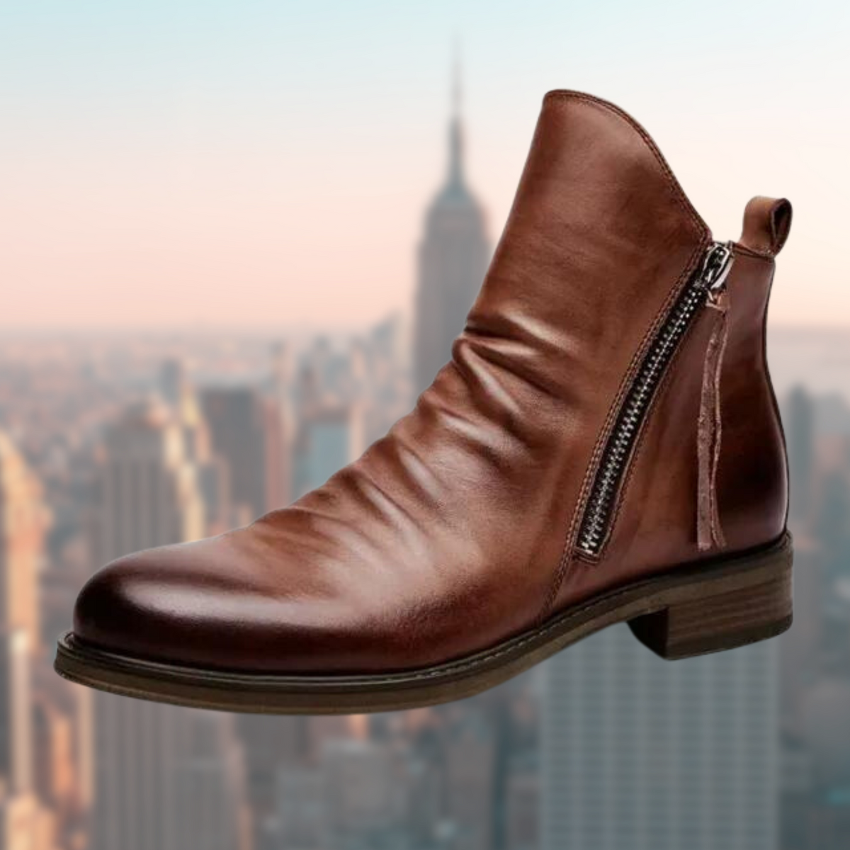 Hochwertige Lederstiefel mit rutschfester Sohle 5