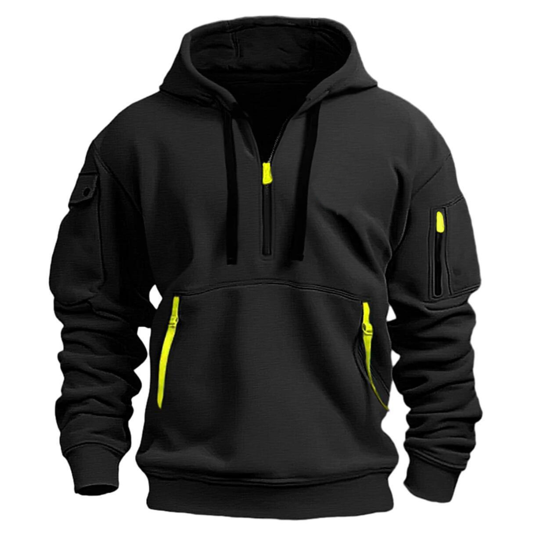Hoodie Herren | Mit Reißverschluss-Taschen 3