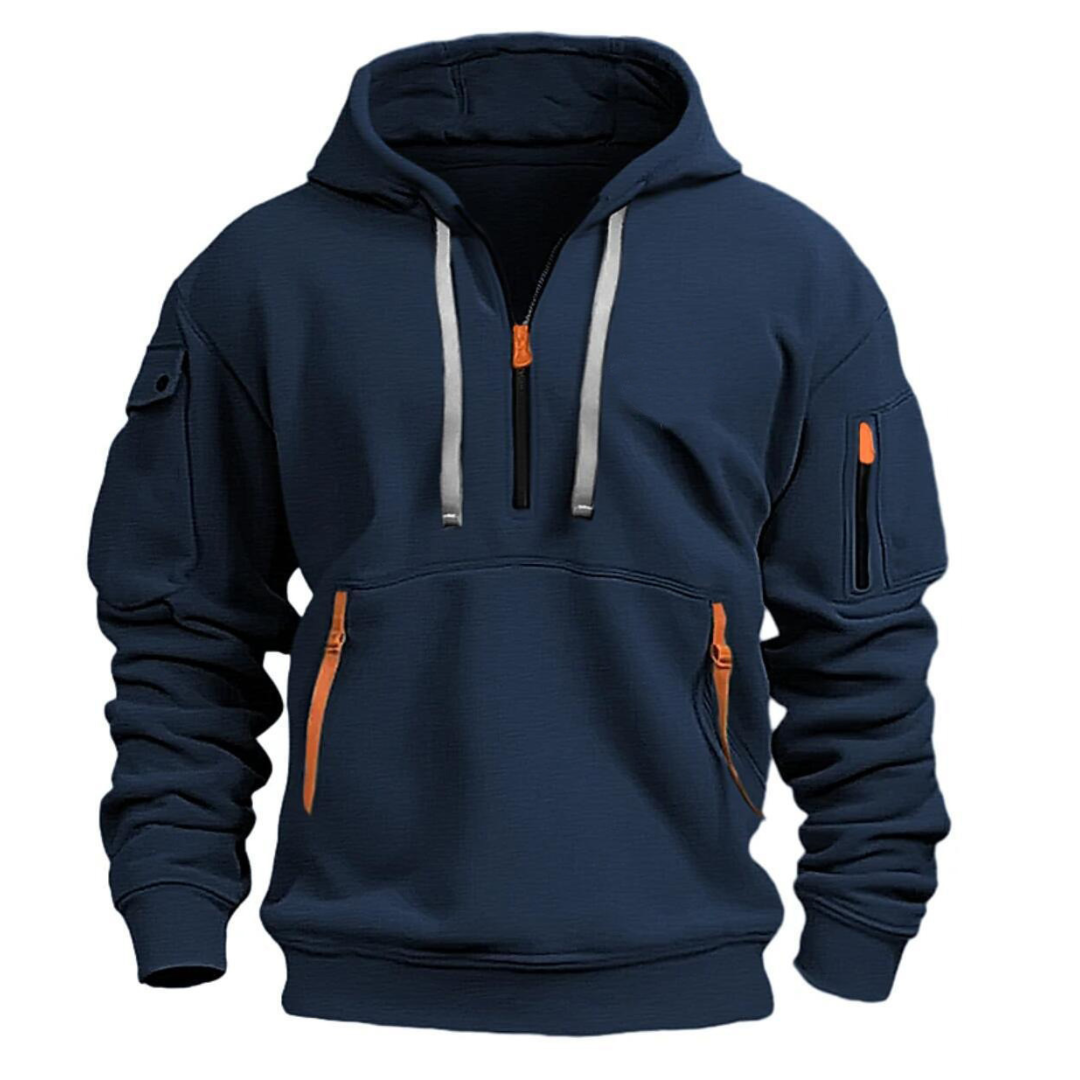 Hoodie Herren | Mit Reißverschluss-Taschen 1