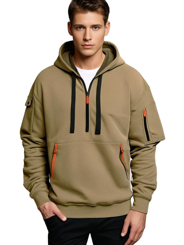 Hoodie für Herren | Kapuzenpullover Herren | Zipper-Taschen & ganztägiger Komfort