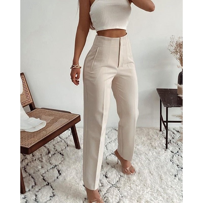 Hose Damen mit hohem Bund | Elegant & Bequem