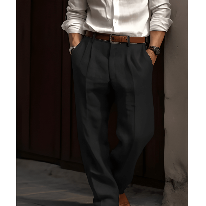 Hose Herren Elegant | Gerader Schnitt & Atmungsaktiver Komfort