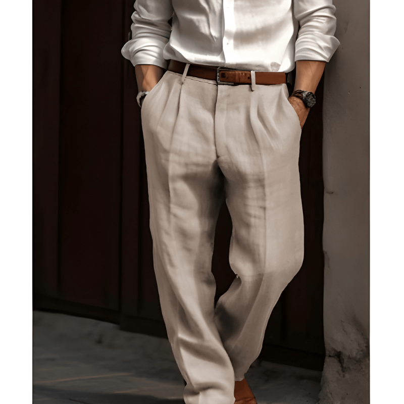 Hose Herren Elegant | Gerader Schnitt & Atmungsaktiver Komfort