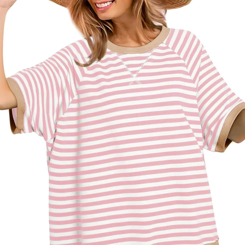 Iolanda - Lässiges Gestreiftes T-shirt 3