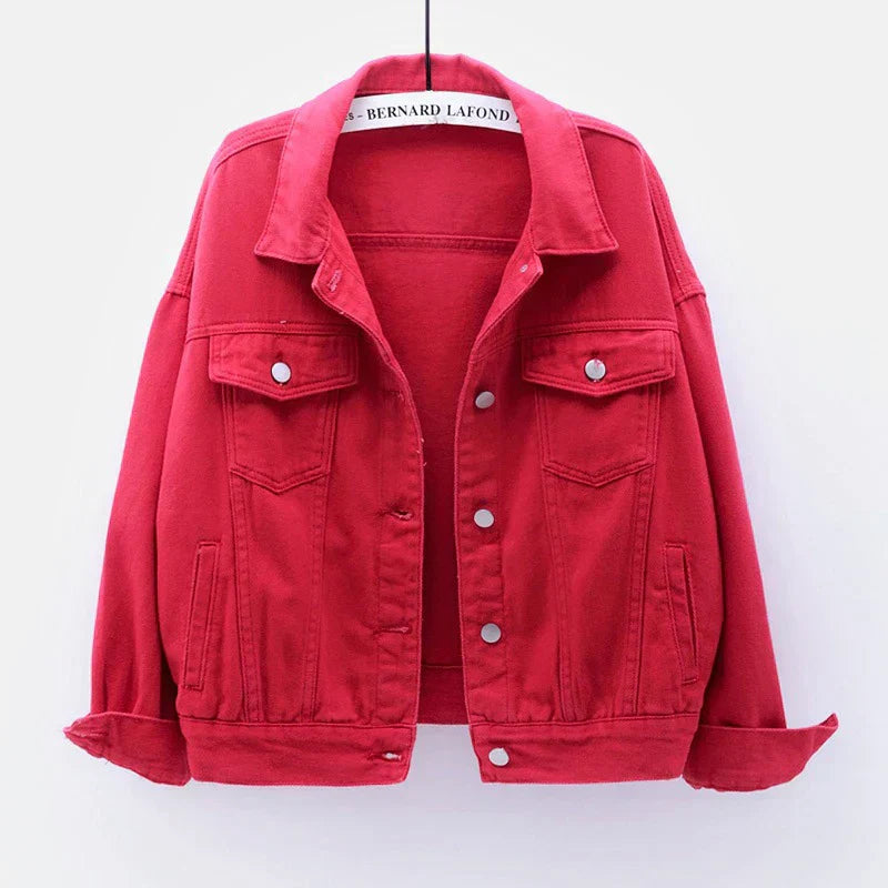 Stilvolle Jeansjacke Für Damen | Langarm 1