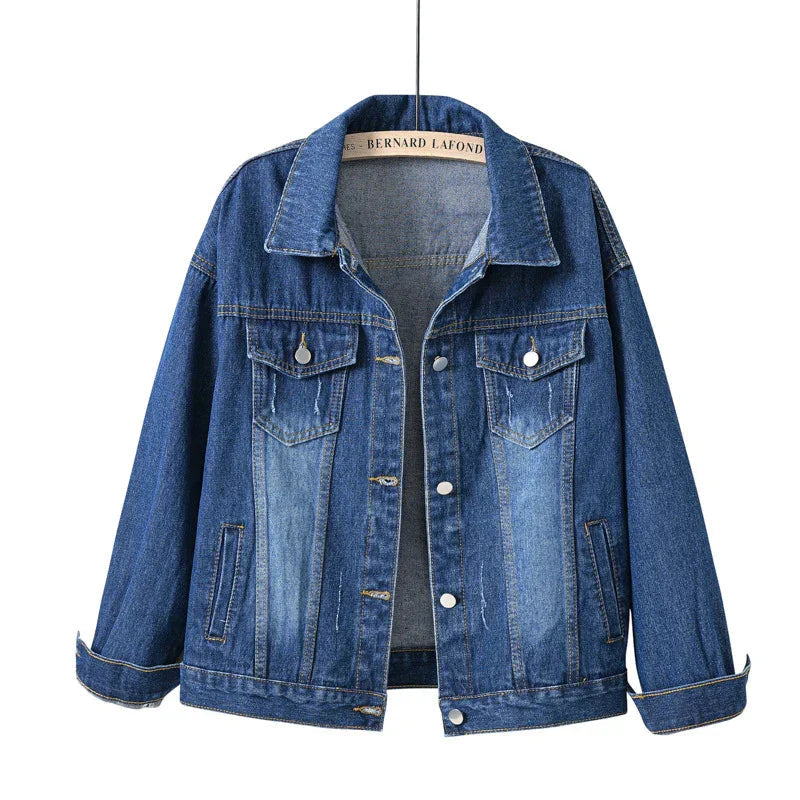 Stilvolle Jeansjacke Für Damen | Langarm 0