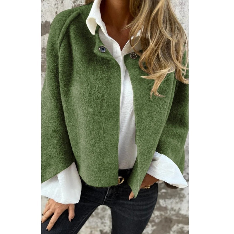 Jacke Damen | Knopfleiste & weite Ärmel