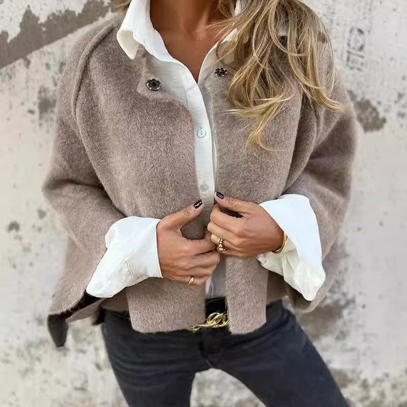 Jacke Damen | Knopfleiste & weite Ärmel