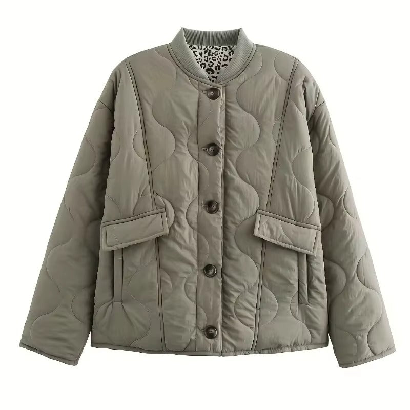 Jacke Damen | Steppung & Leo-Details