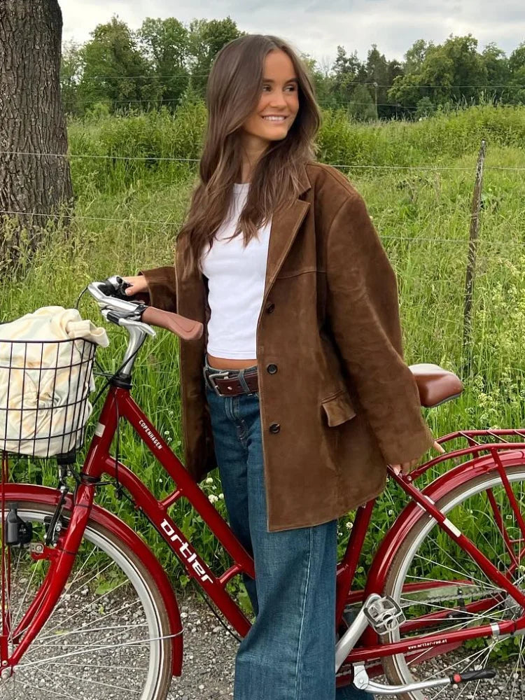 Jacke Damen | Wendeoptik & aufgesetzte Taschen