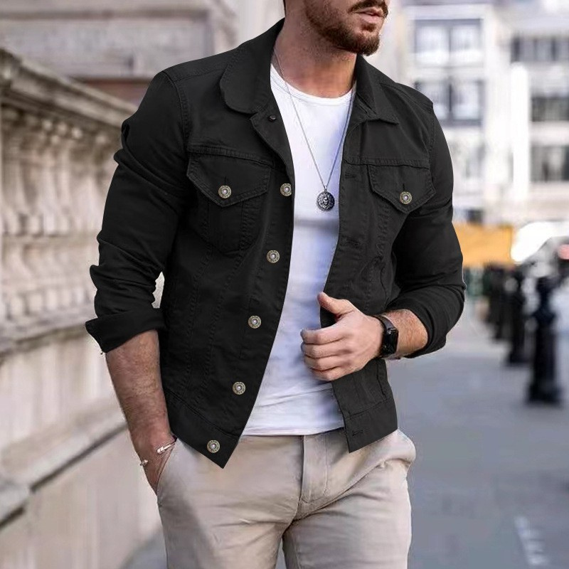 Jacke Herren | Knopfleiste & Umlegekragen