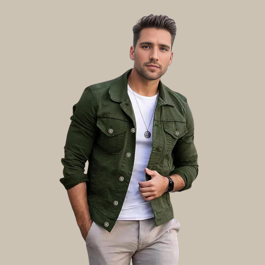 Jacke Herren | Knopfleiste & Umlegekragen