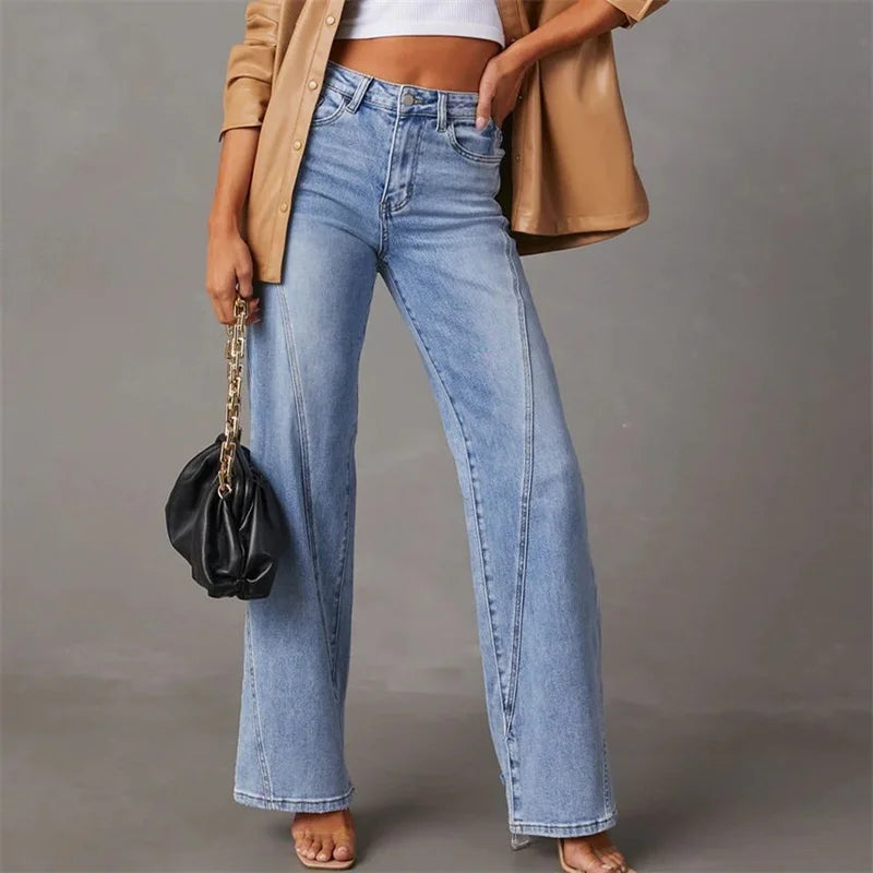 Jeans Damen High-Rise | Weites Bein für Mehr Bewegungsfreiheit