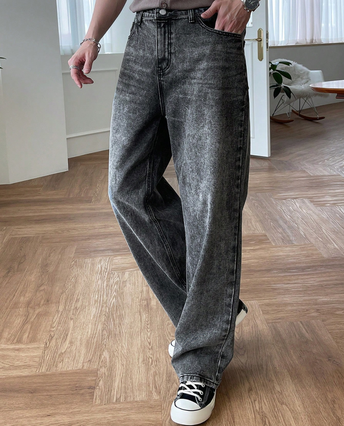 Jeans Herren | Relaxed Fit & Washed-Optik