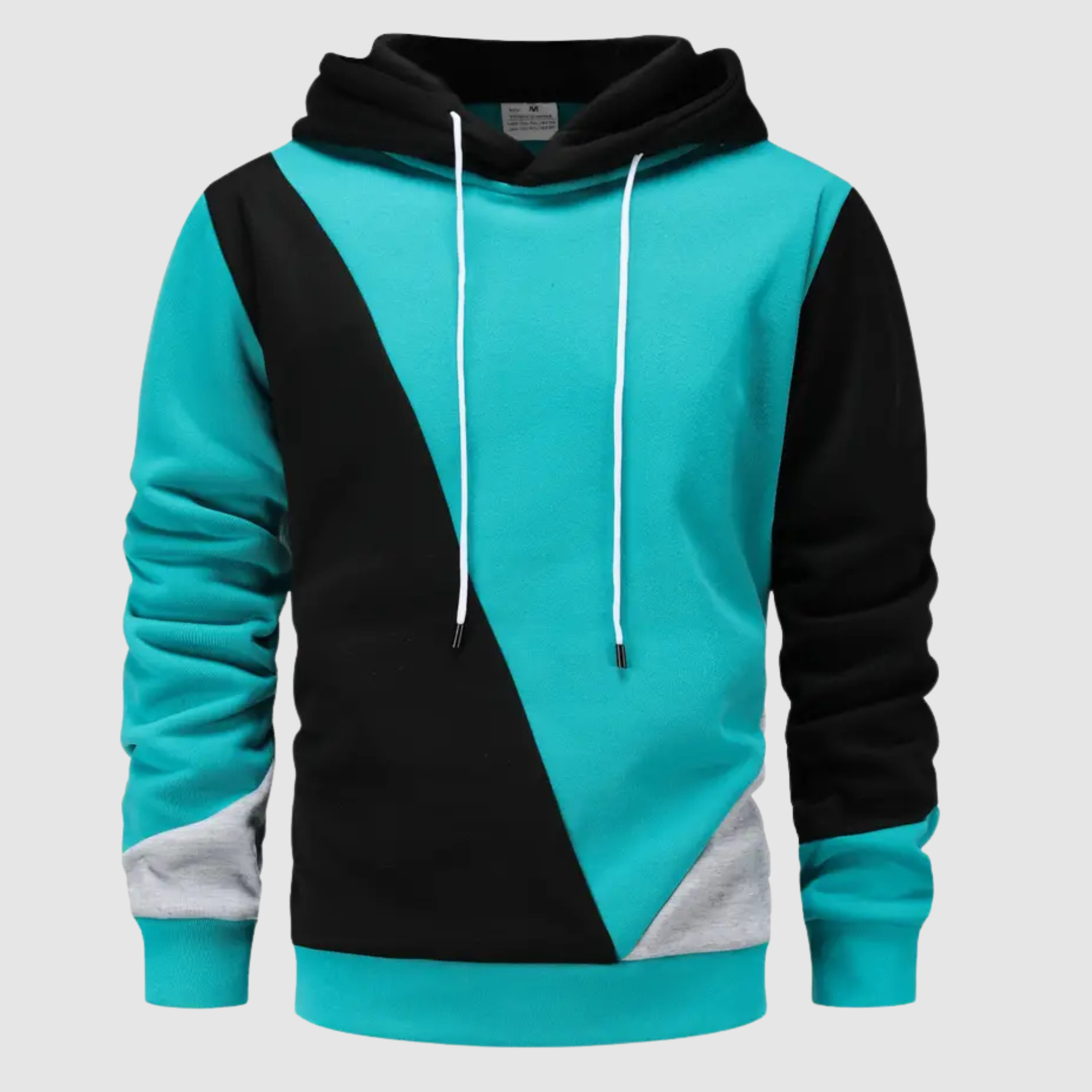 Jeffrey - Herren Farbblock Kapuzenpullover mit Kordelzug 4