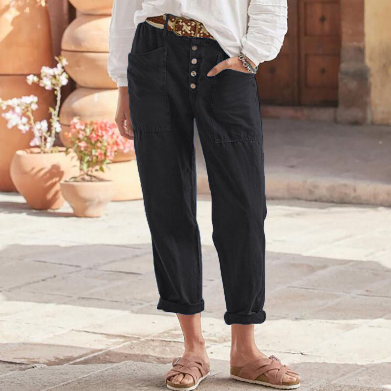 Sommerhose Damen | Entspannter Schnitt & Praktische Taschen