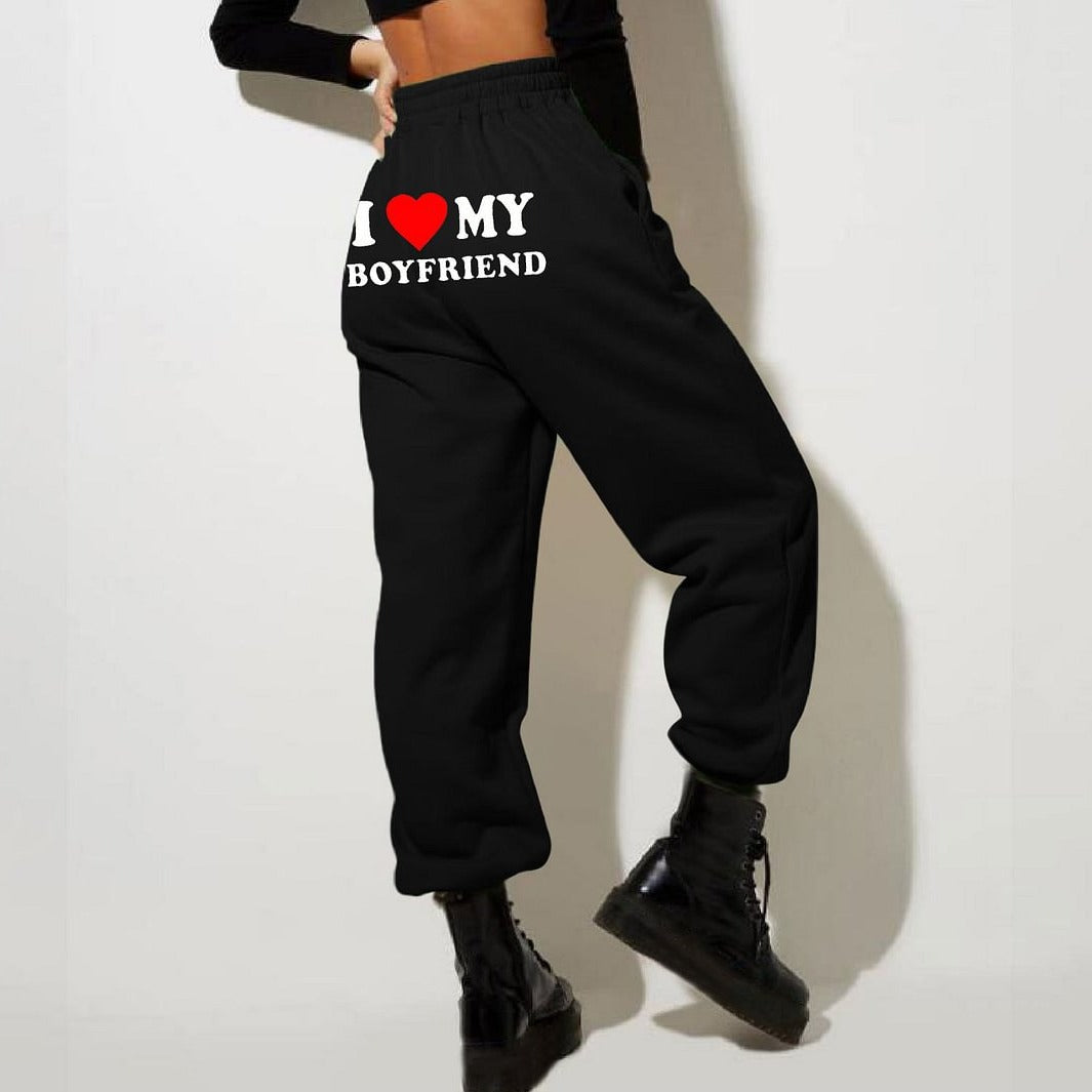 Heidi-Mode ™ | I Love My Boyfriend Jogginghose 0