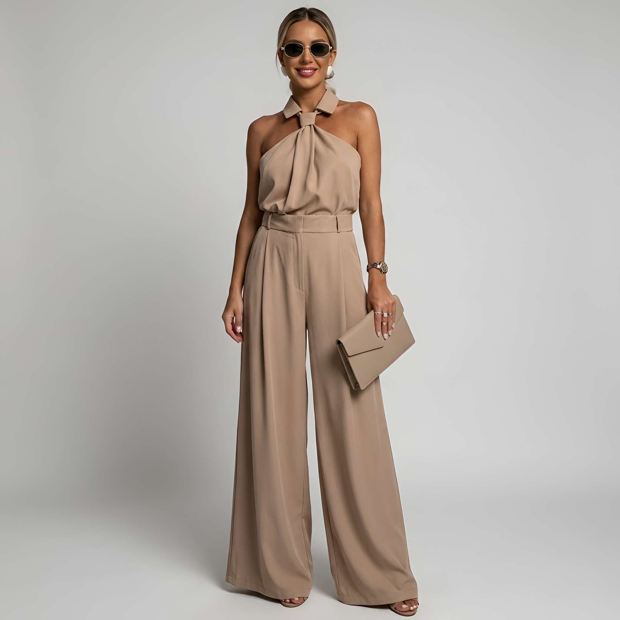 Jumpsuit Damen | Halterneck & Elegant