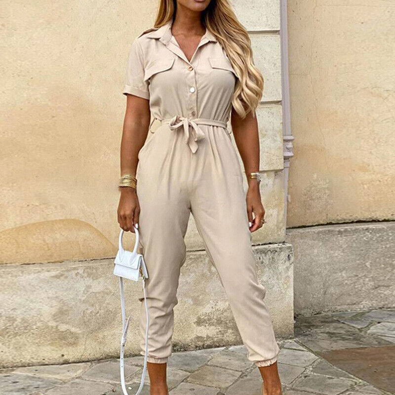 Jumpsuit Damen | Streifen & Figurbetont