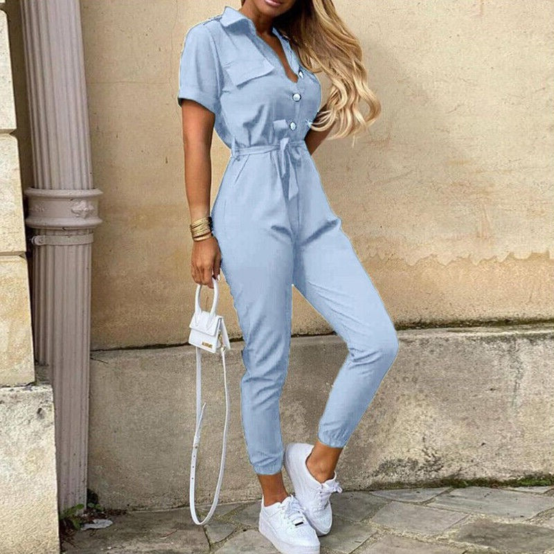 Jumpsuit Damen | Streifen & Figurbetont