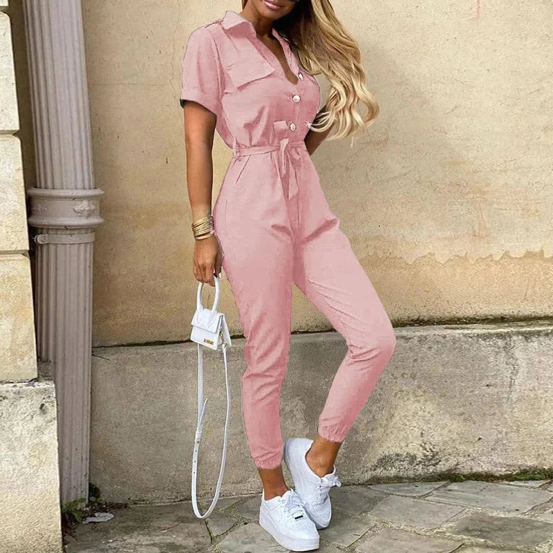 Jumpsuit Damen | Streifen & Figurbetont